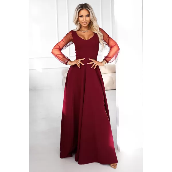  Rochie NUMOCO 640-1 BURGUNDIA 