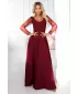 Rochie NUMOCO 640-1 BURGUNDIA