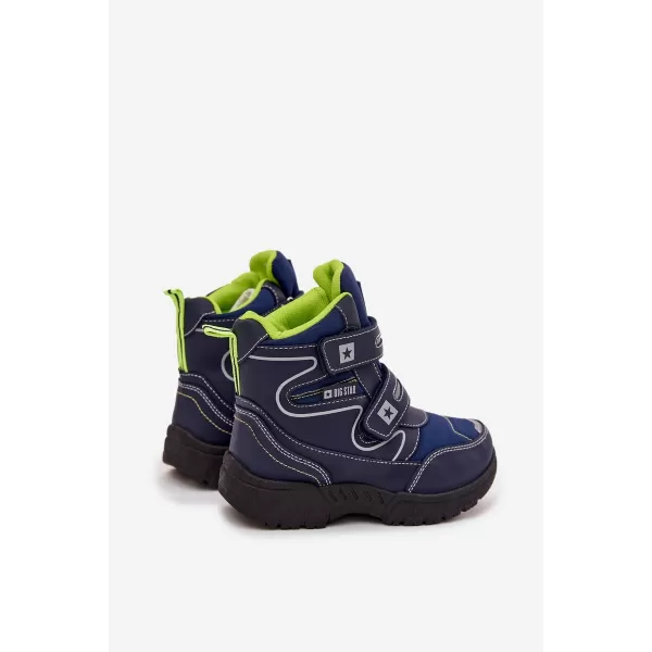  Cizme de zapada pentru copii BIG STAR OO374048 ALBASTRU Pantofi Big Star 