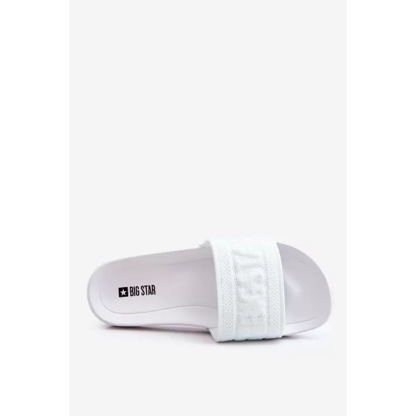  Papuci dama BIG STAR LL274A159 WHITE Pantofi Big Star 