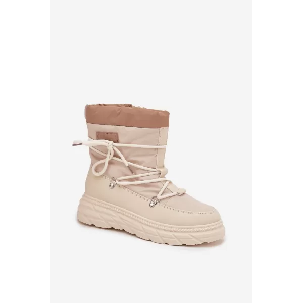  Cizme de iarna dama LEE COOPER LCJ-25-44-3931 BEJ 