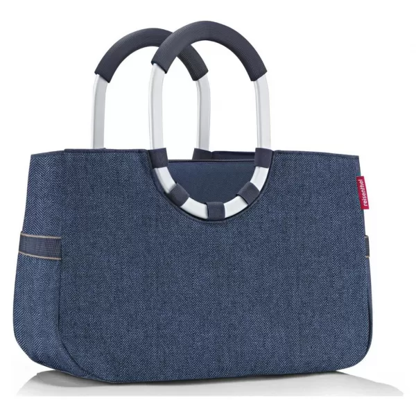  Sac REISENTHEL Loopshopper M HERINGBONE ALBASTRU ÎNCHIS 