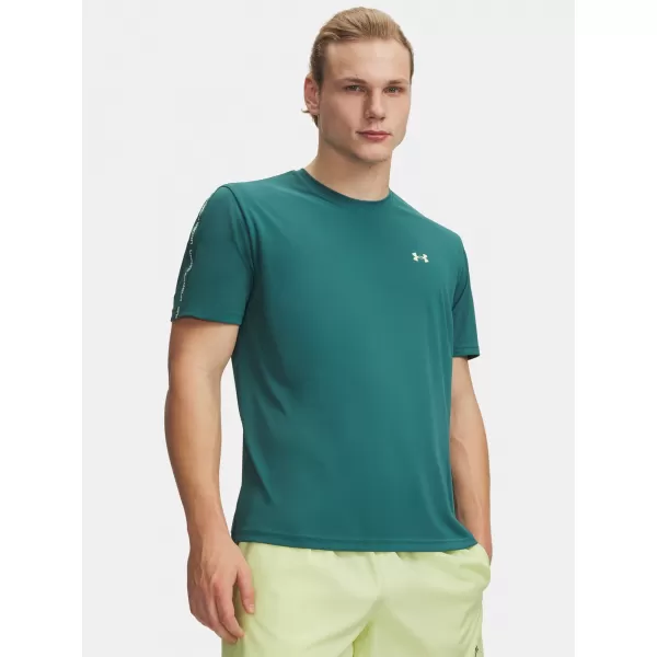  Tricou pentru bărbați UNDER ARMOUR UA TECH TAPING SS 6012356-339 VERDE 