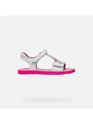 Sandale pentru fete GEOX JOYFOOT J65P1C000HHC1441 ALB