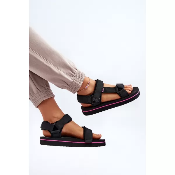  Sandale de dama LEE COOPER LCW-24-05-2751L NEGRU 