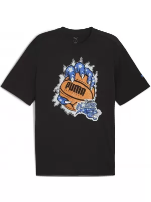Tricou pentru bărbați PUMA HOOPAVERSE TEE 3 632891-02 PUMA NEGRU