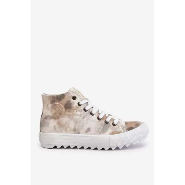 Adidași de damă BIG STAR LL274047 WHITE/OLIVE Big Star Pantofi 