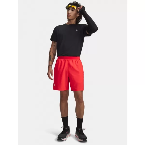  Pantaloni scurți pentru bărbați UNDER ARMOUR UA LAUNCH 7'' SHORTS 1382620-714 ROŞU 