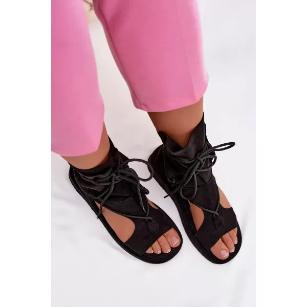  Sandale de dama BOTO FERLISSE 41573 NEGRU 