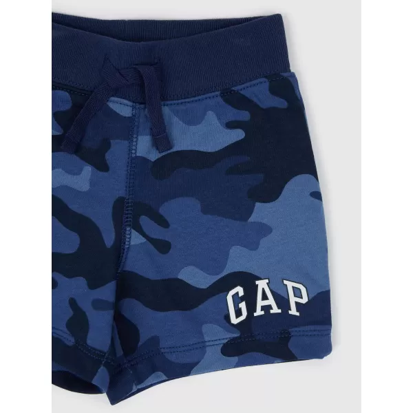  Pantaloni scurți pentru copii GAP LOGO SWEATSHORTS 840846-00 CAMO ALBASTRU 