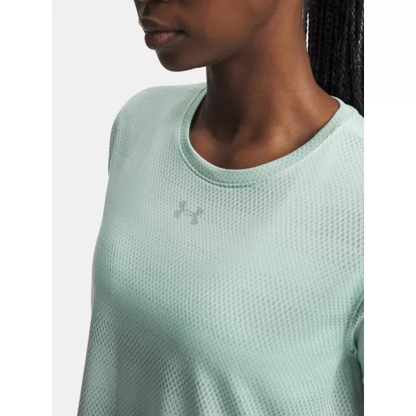  Tricou pentru femei UNDER ARMOUR UA VELOCITI SHORTSLEEVE 6009540-703 VERDE 