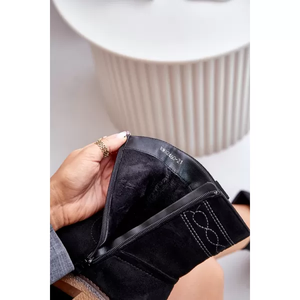  Pantofi de dama BOTO VAILIA 33844 NEGRU 