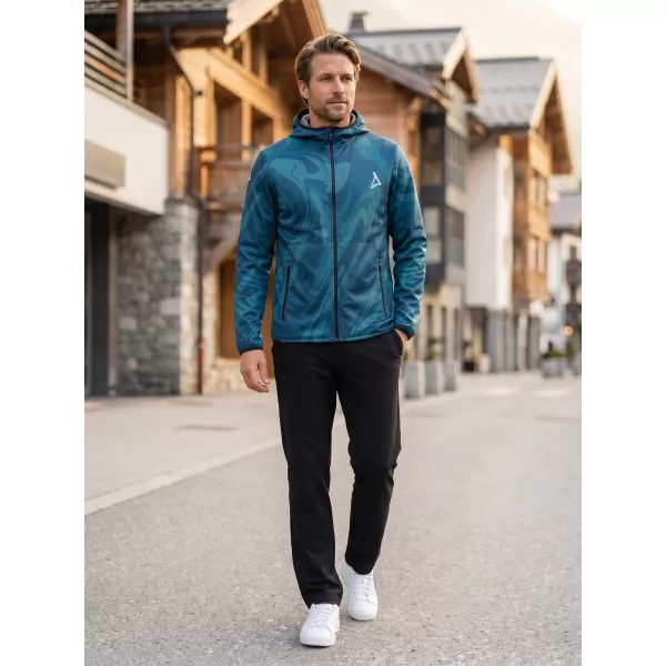  Jachetă softshell premium pentru bărbați ALTISPORT VOJ/ALM072JACK01 KEROSENUL 