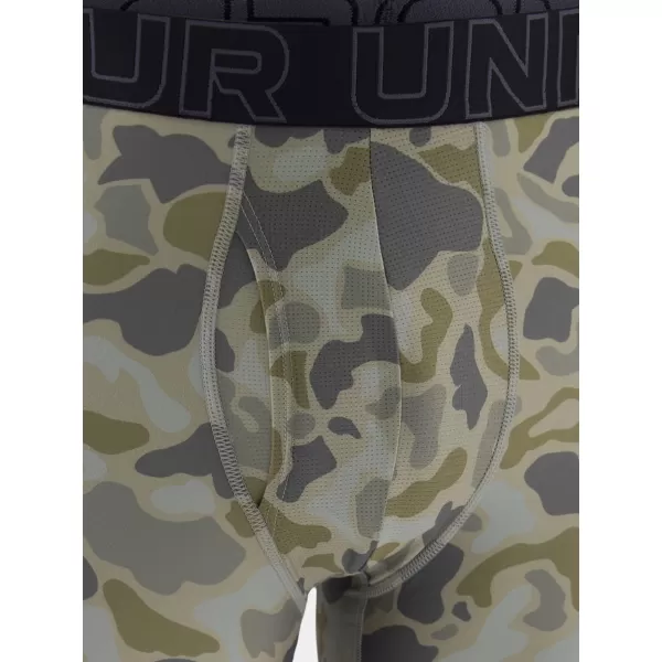  Boxeri pentru bărbați UNDER ARMOUR UA PERFORMANCE TECH - PRINT 6IN - 1PK 1383875-069 TITAN 