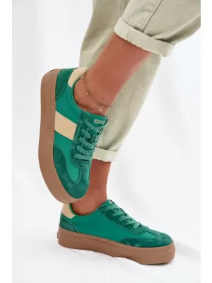 Adidasi de dama BIG STAR TT274163 VERDE Pantofi Big Star
