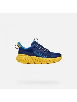 Adidași pentru băieți GEOX FLEXYPER FAST J46N1A0149JC0657 ALBASTRU ÎNCHIS