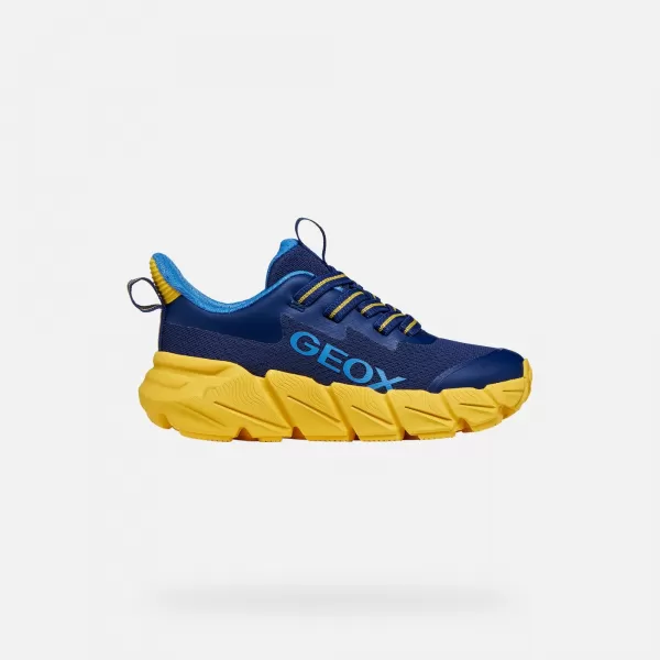  Adidași pentru băieți GEOX FLEXYPER FAST J46N1A0149JC0657 ALBASTRU ÎNCHIS 