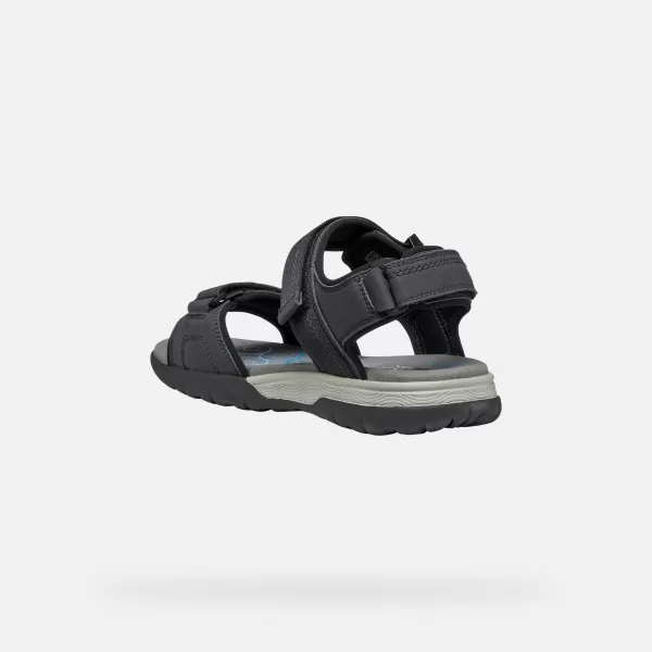  Sandale pentru bărbați GEOX SPHERICA EC5 G014391 NEGRU 