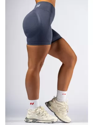 Pantaloni scurți push-up cu talie înaltă POWER 893 GREY Nebbia