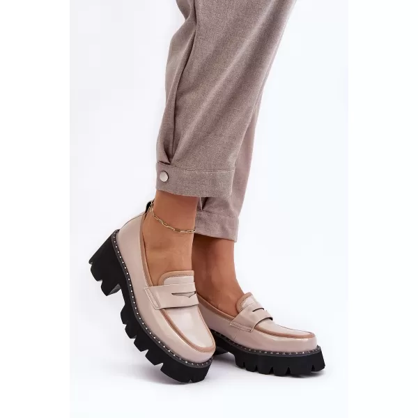  Mocasini de dama D&A MR870-32 BEJ 