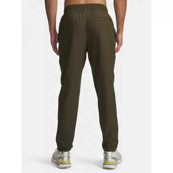  Pantaloni sport pentru bărbați UNDER ARMOUR UA UNSTOPPABLE TAPERED PANTS 6003861-308 VERDE 