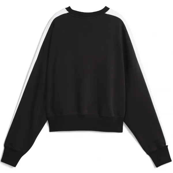  Hanorac de dama PUMA T7 OVER-OVERSIZED CREW 633439-01 PUMA NEGRU 