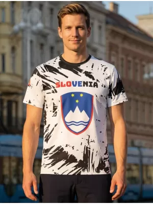 Tricou premium pentru bărbați ALTISPORT VOJ/ALM036SI/TR01 ABSTRACTIZARE