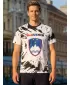 Tricou premium pentru bărbați ALTISPORT VOJ/ALM036SI/TR01 ABSTRACTIZARE