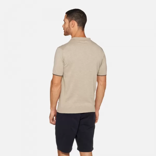  Tricou pentru bărbați GEOX KNIT G012318 BEJ 