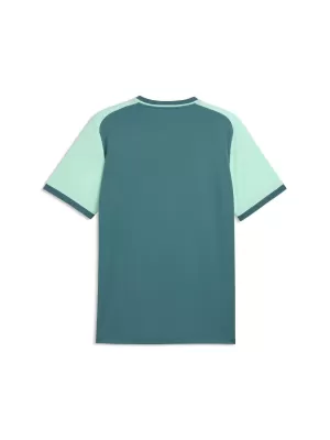 Tricou funcțional pentru bărbați PUMA TEAMLIGA26 MATCHDAY JERSEY 706544_43 EMERALD ICE/ SMARALD GHEAȚĂ/PUMA ALB
