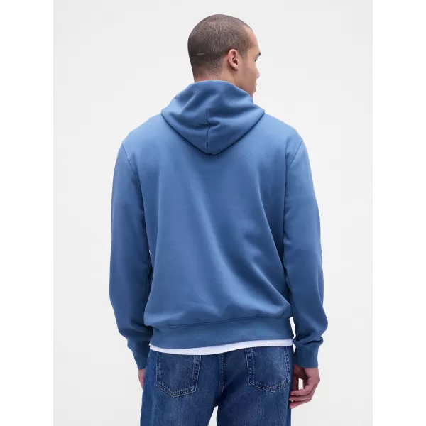  Hanorac pentru bărbați GAP LOGO PULLOVER HOODIE 715036-71 ALBĂSTREA 