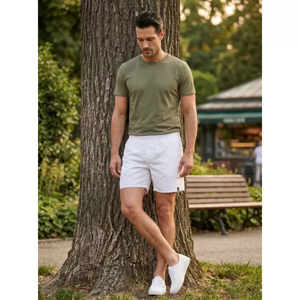  Pantaloni scurți pentru bărbați SAM 73 MS 704 ALB 