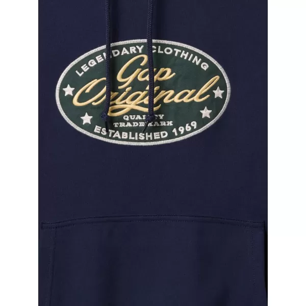  Hanorac pentru bărbați GAP LOGO PULLOVER HOODIE 744731-00 UNIFORMA MARINEI 