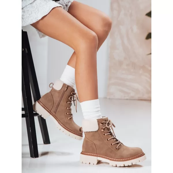  Pantofi de dama DSTREET ZY1291 KAKI 