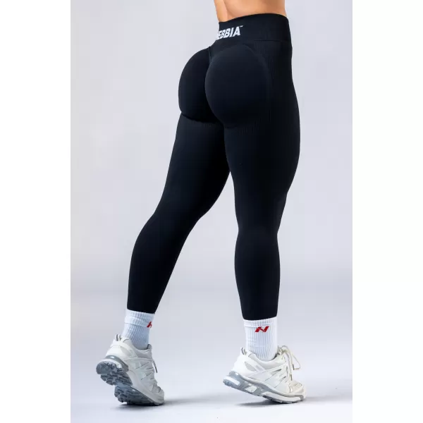  Jambiere push-up cu talie înaltă POWER 888 BLACK Nebbia 