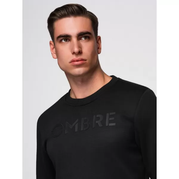  Hanorac pentru bărbați OMBRE B1711 NEGRU 