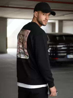 Hanorac pentru bărbați DSTREET BX5947 NEGRU