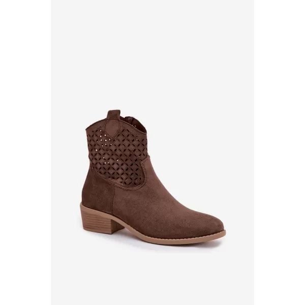  Pantofi de dama cu toc BOTO BRIAVINE 41827 MARO 