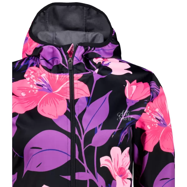  Jachetă softshell premium pentru femei ALTISPORT VOJ/ALW115JACK01 VIOLET/NEGRU 