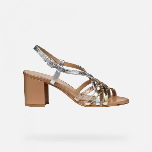  Sandale de dama GEOX VIRNILISA 65 S G012824 DE AUR 