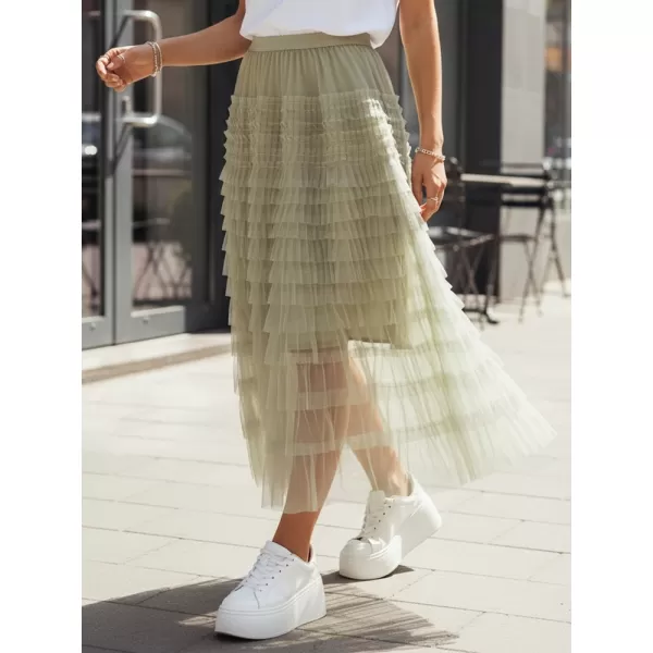  Fusta de dama DSTREET CY0423 VERDE 