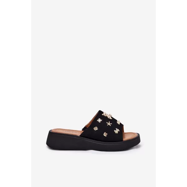  Papuci de damă VINCEZA 66741 NEGRU 