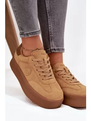 Adidași de damă BIG STAR SS274762 MARO/BEJ Pantofi Big Star