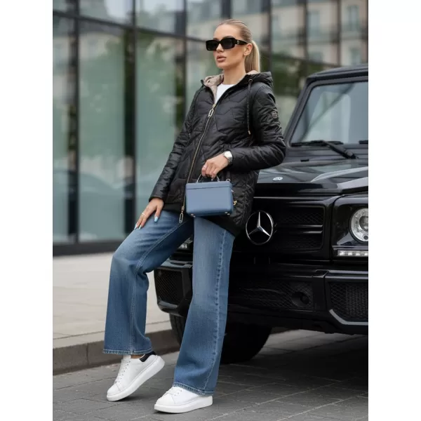 Geaca de dama DSTREET TY5546 NEGRU 