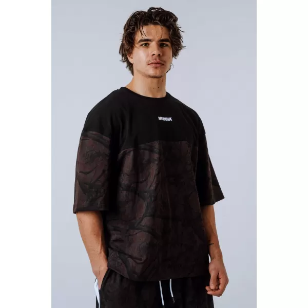  Tricou supradimensionat POWER 898 DARK BROWN CAMO Nebbia 