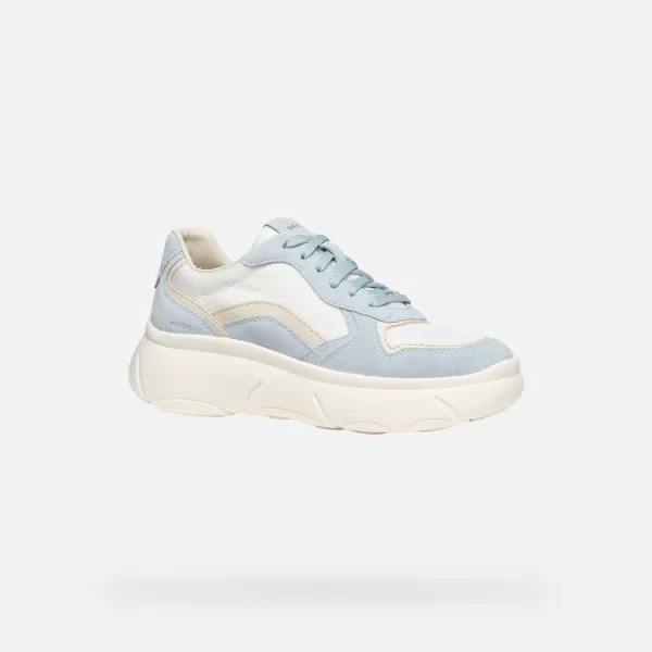  Adidași de damă GEOX NEBULA 2.0 X G013098 ALBASTRU DESCHIS 