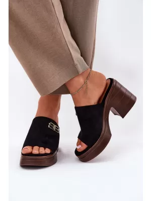 Papuci de damă VINCEZA 17400 NEGRU