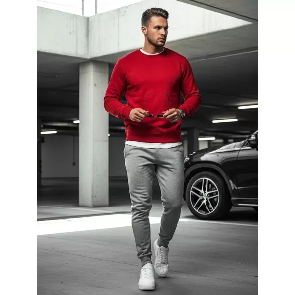  Hanorac pentru bărbați DSTREET BX3867 ROŞU 