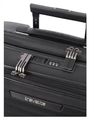 Valiză TRAVELITE Mooby S,M,L Front pocket NEGRU
