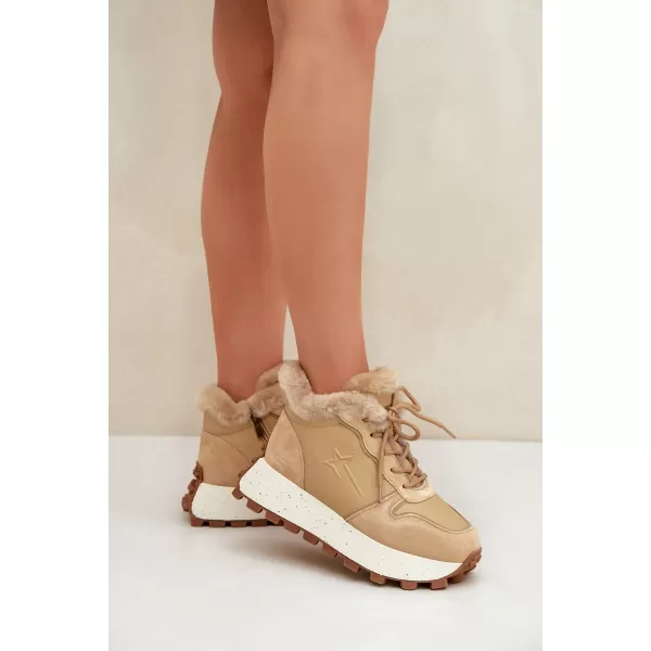  Pantofi dama BIG STAR OO274A330 BEI Pantofi Big Star 
